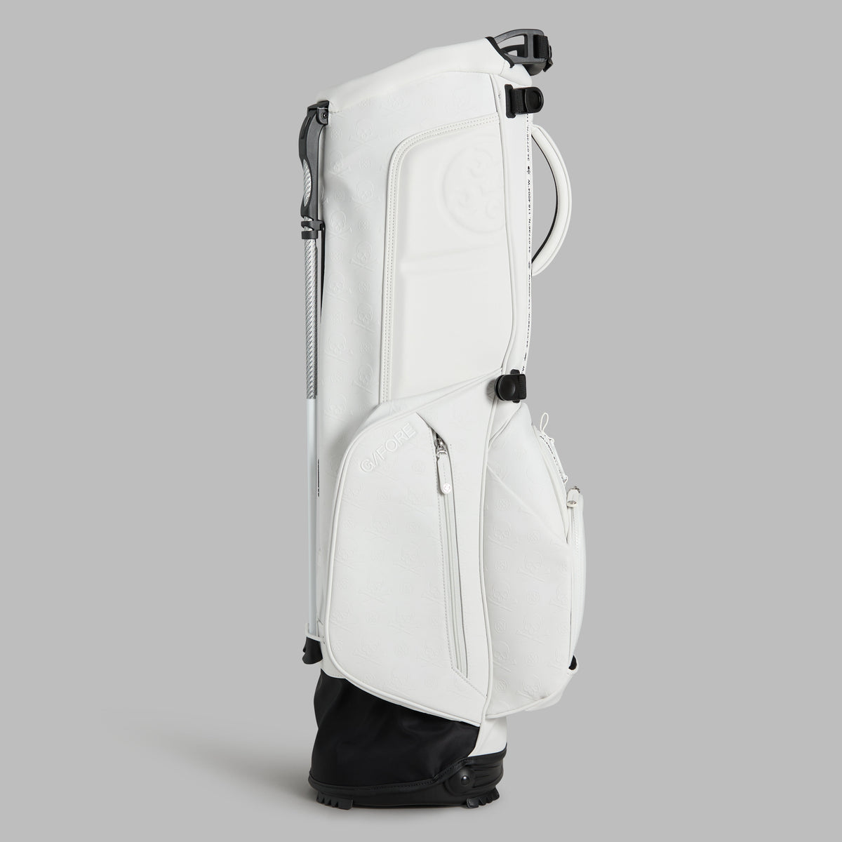 G/FORE EMBOSSED SKULL & TEES DAYTONA CARRY GOLF BAG