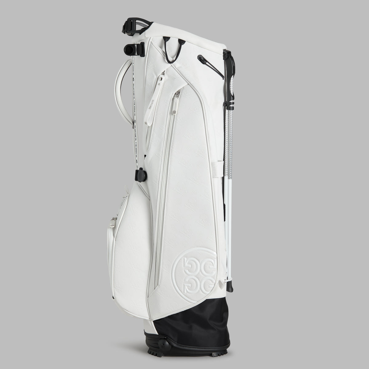 G/FORE EMBOSSED SKULL & TEES DAYTONA CARRY GOLF BAG