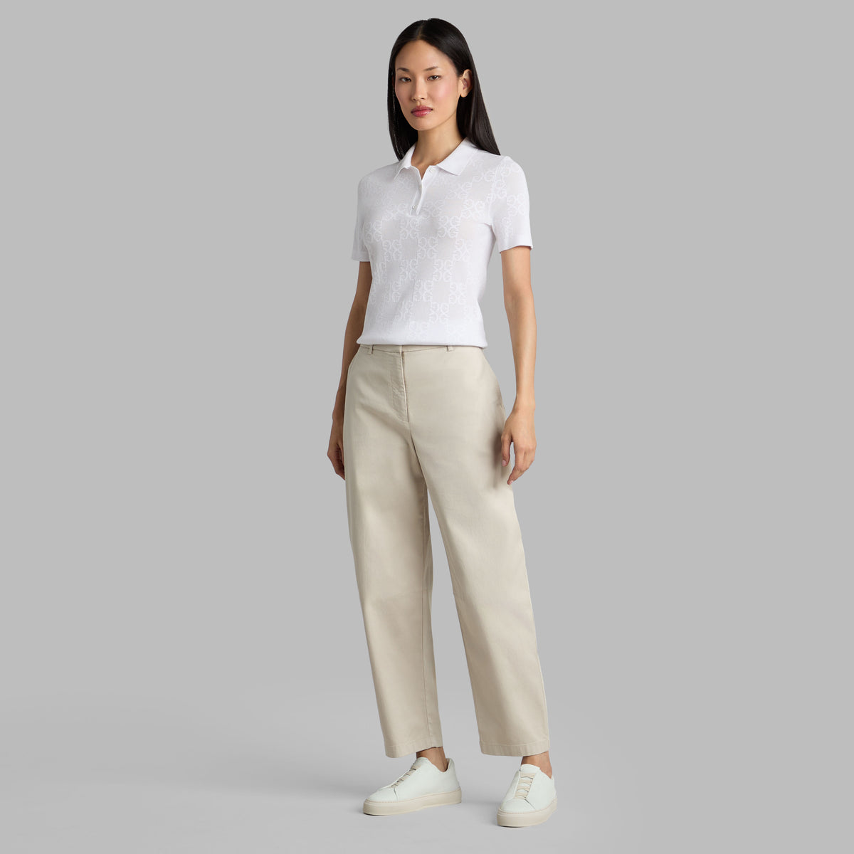 G/FORE LTD RELEASE STRETCH COTTON GABARDINE BARREL LEG TROUSER
