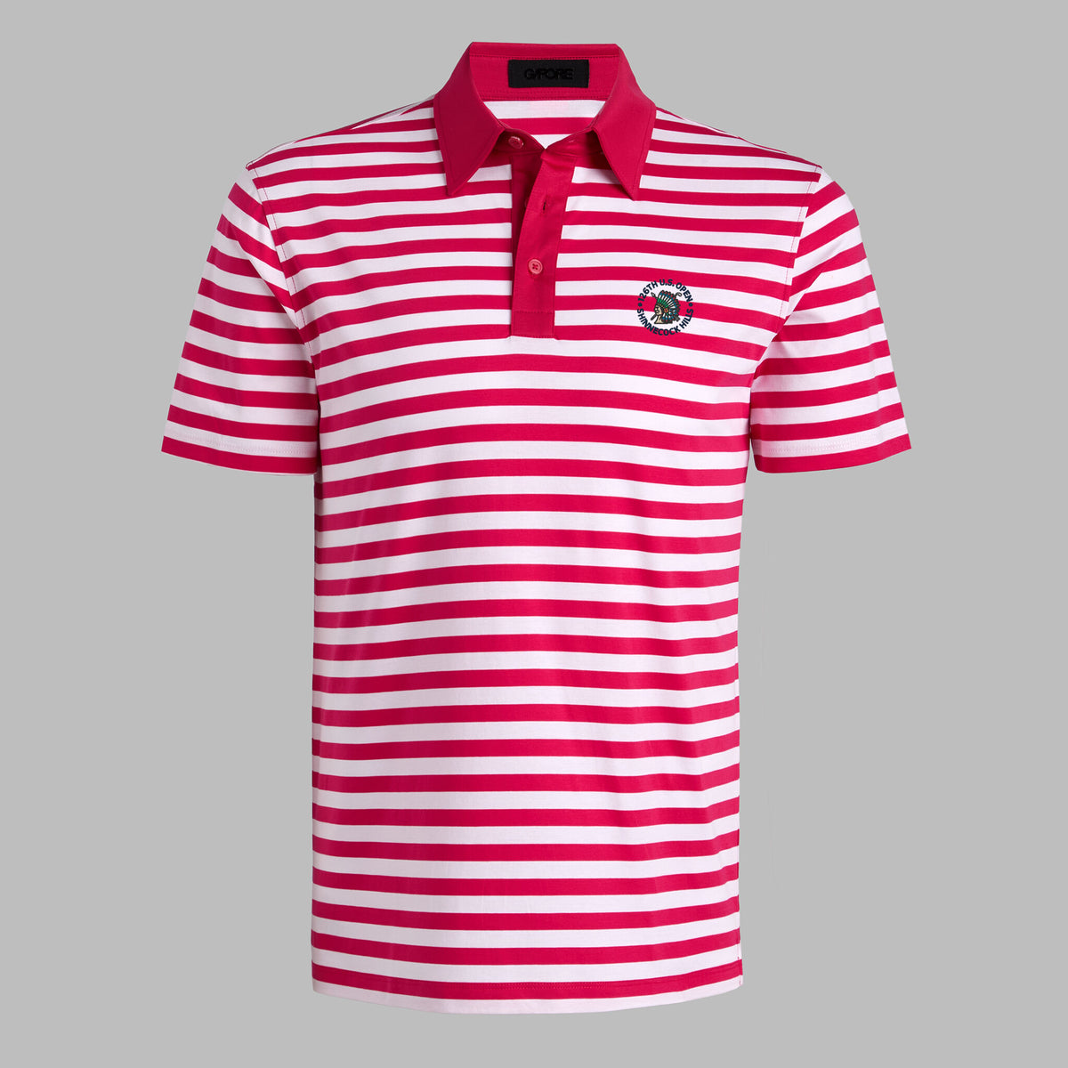 G/FORE LTD RELEASE 2026 U.S. OPEN BRETON STRIPE COTTON POLO