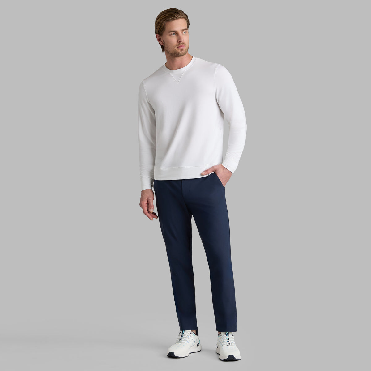G/FORE ALL PLAY TERRY CREWNECK