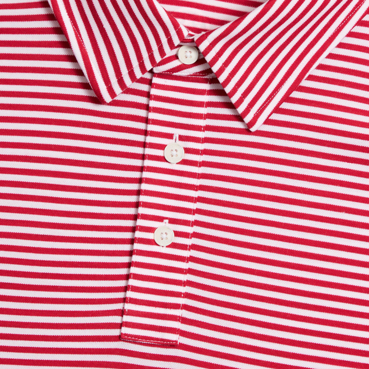 G/FORE ALL PLAY STRIPE STRETCH KNIT POLO