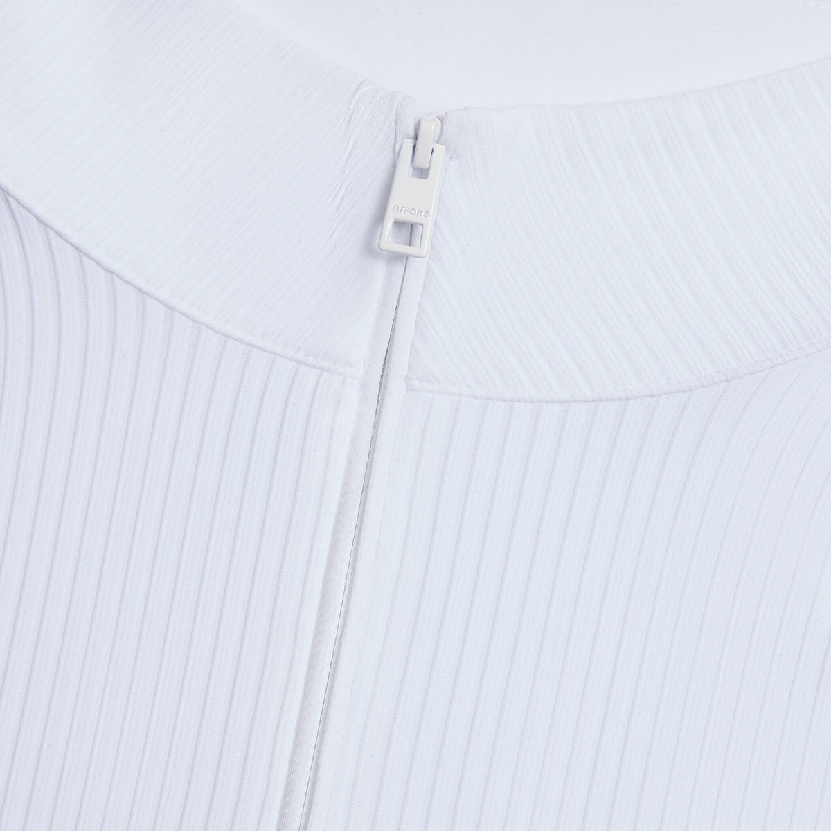 G/FORE FITTED RIB 1/4 ZIP PULLOVER