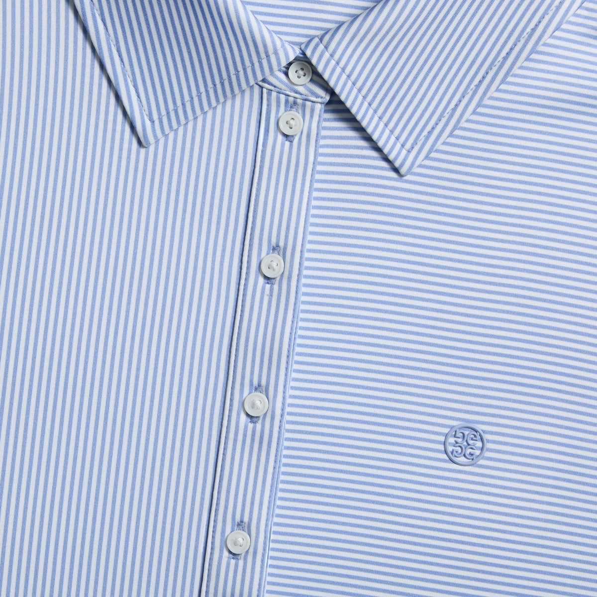 G/FORE MIX STRIPE SHORT SLEEVE POLO