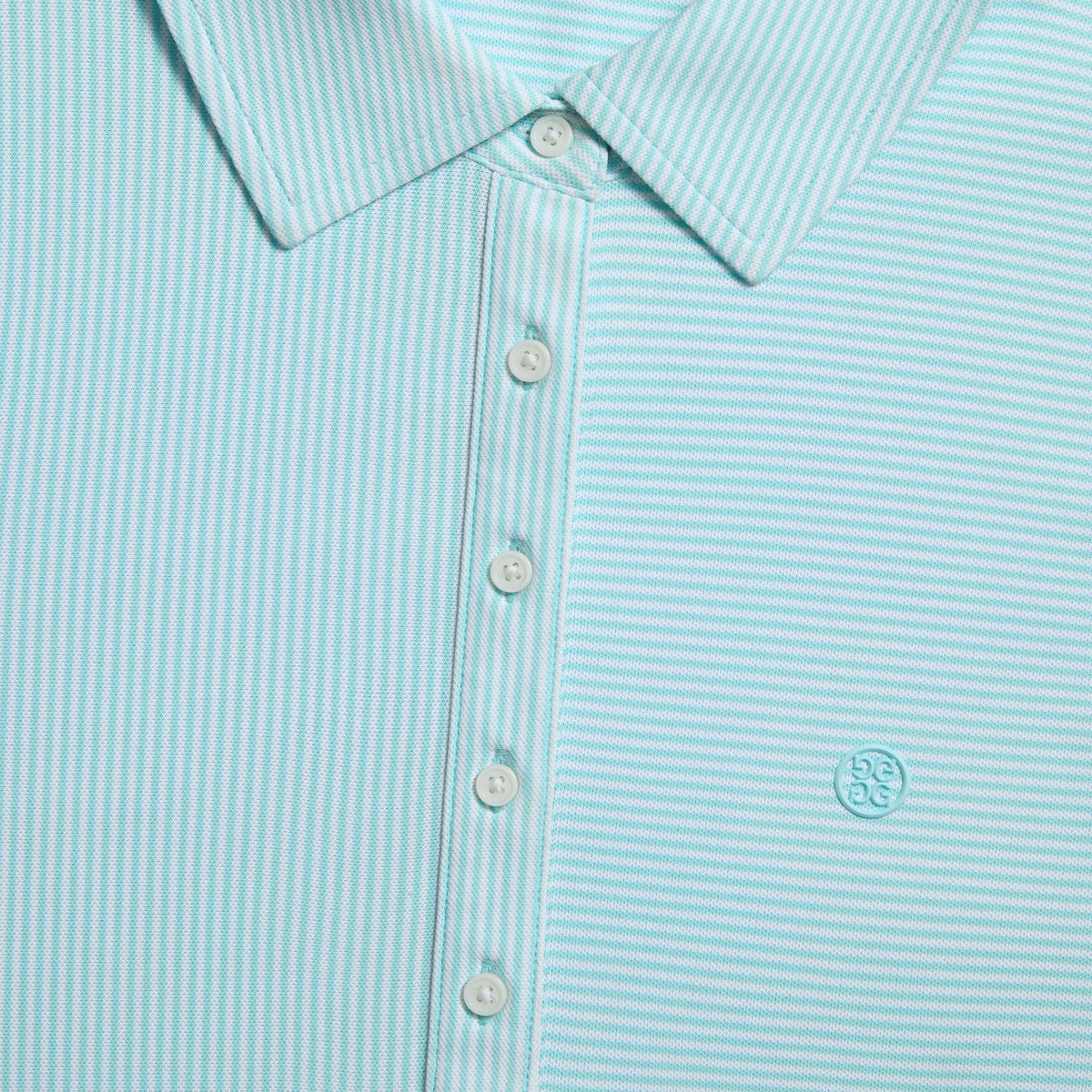 G/FORE FEEDER STRIPE TECH PIQUÉ SLEEVELESS POLO