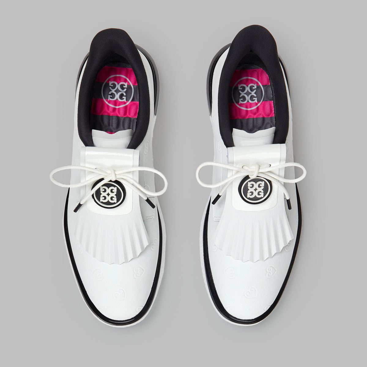 G/FORE LTD RELEASE GALLIVAN2R DEBOSSED HEART G'S KILTIE GOLF SHOE