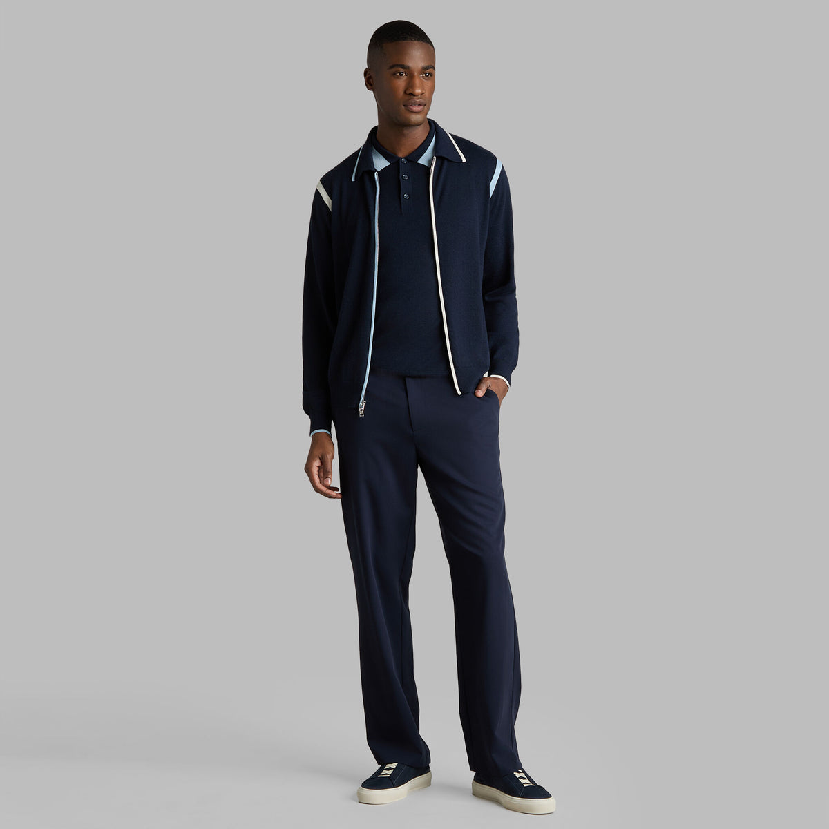 G/FORE CASHMERE POLO JACKET