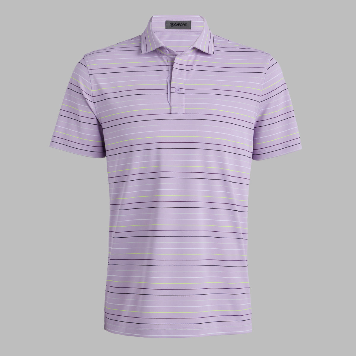 G/FORE MULTI STRIPE TECH PIQUÉ PERFORMANCE POLO