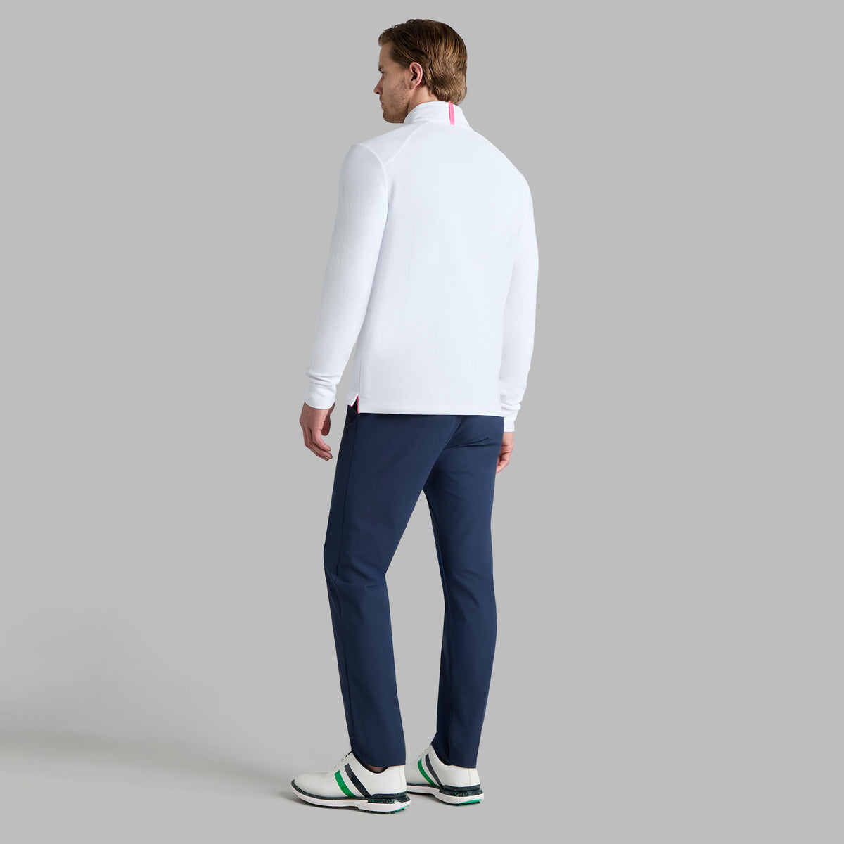 G/FORE WAFFLE KNIT QUARTER ZIP