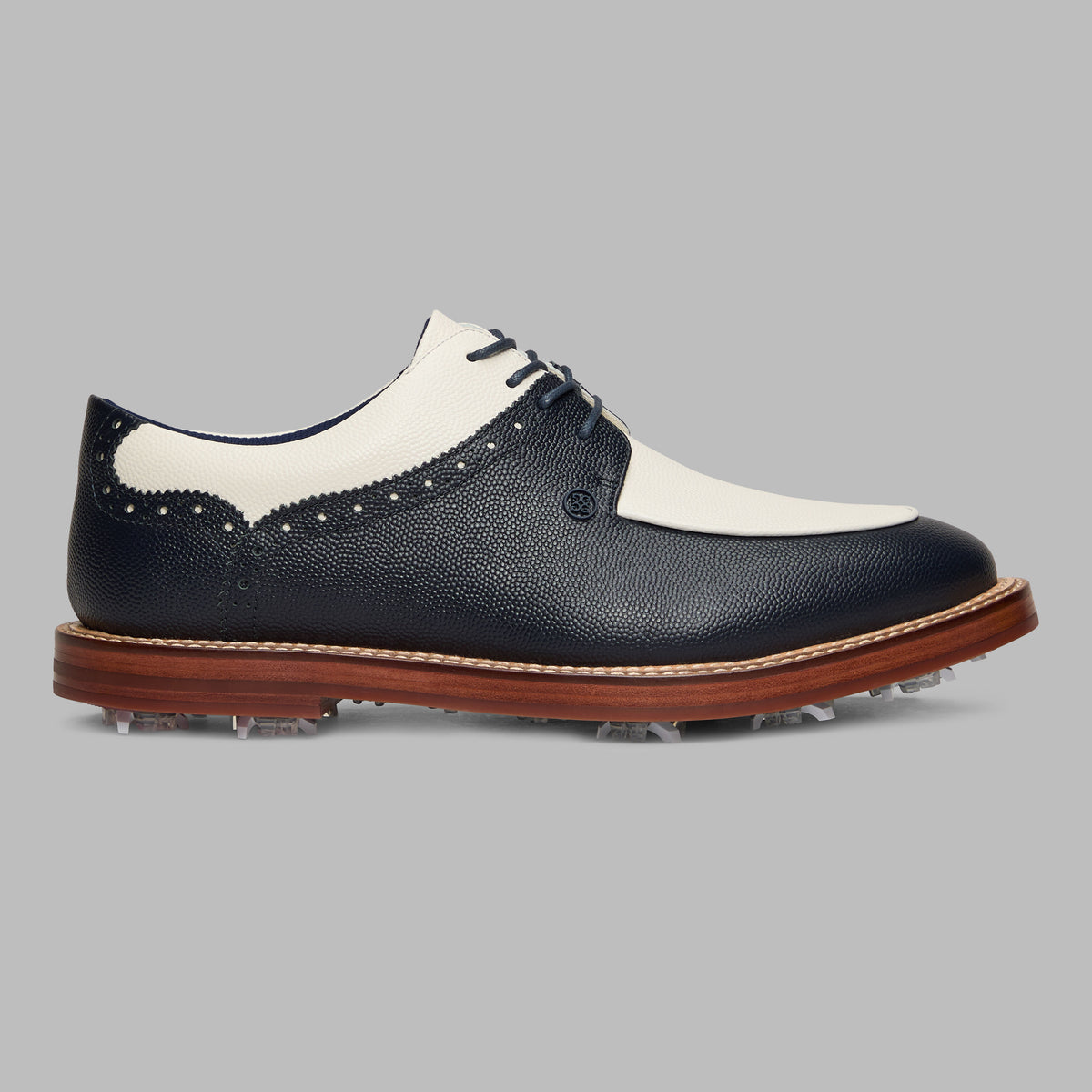 G/FORE LTD RELEASE GALLIVANTER G/LOCK LEATHER LUXE SOLE DERBY GOLF SHOE