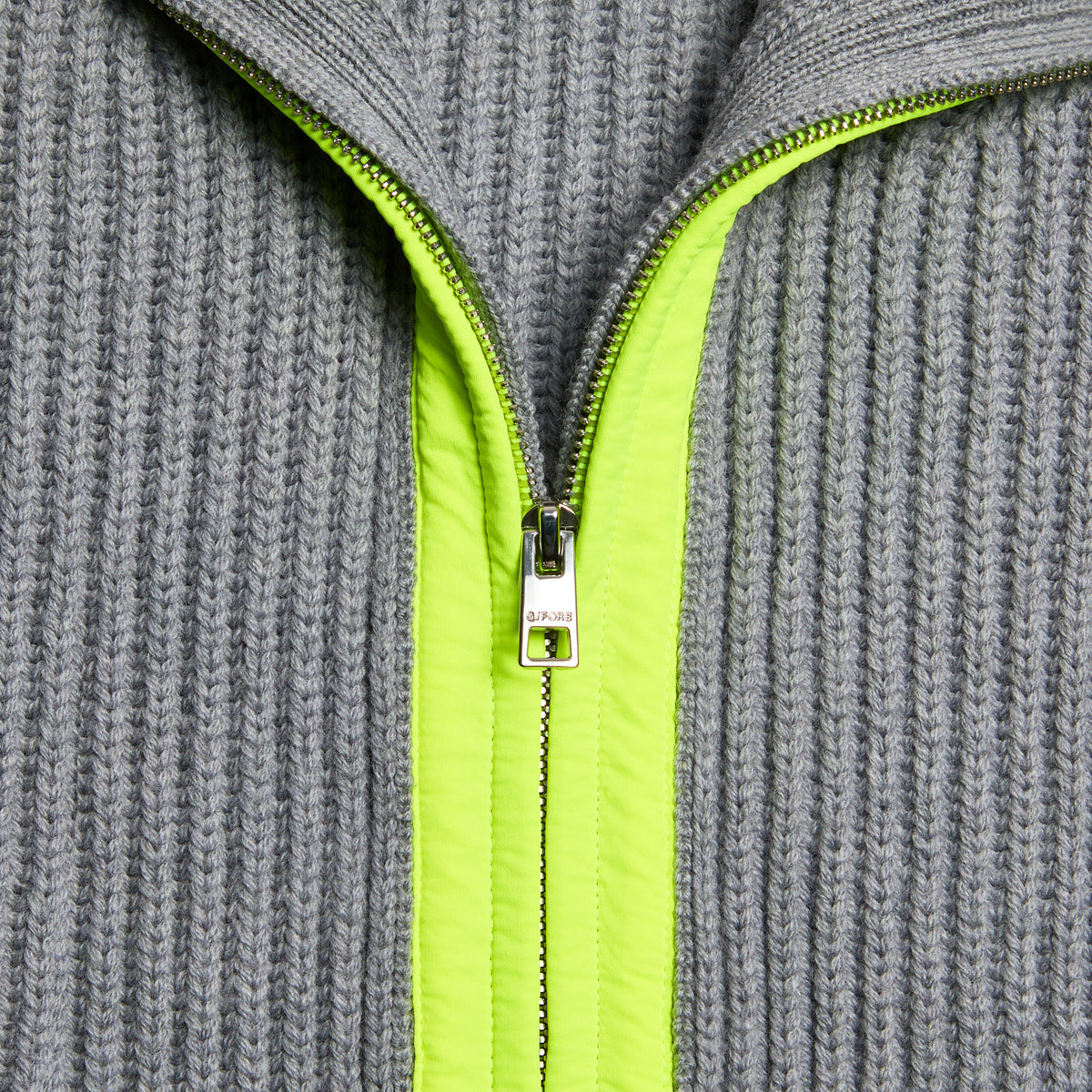 G/FORE FUNNEL NECK MERINO WOOL SWEATER JACKET