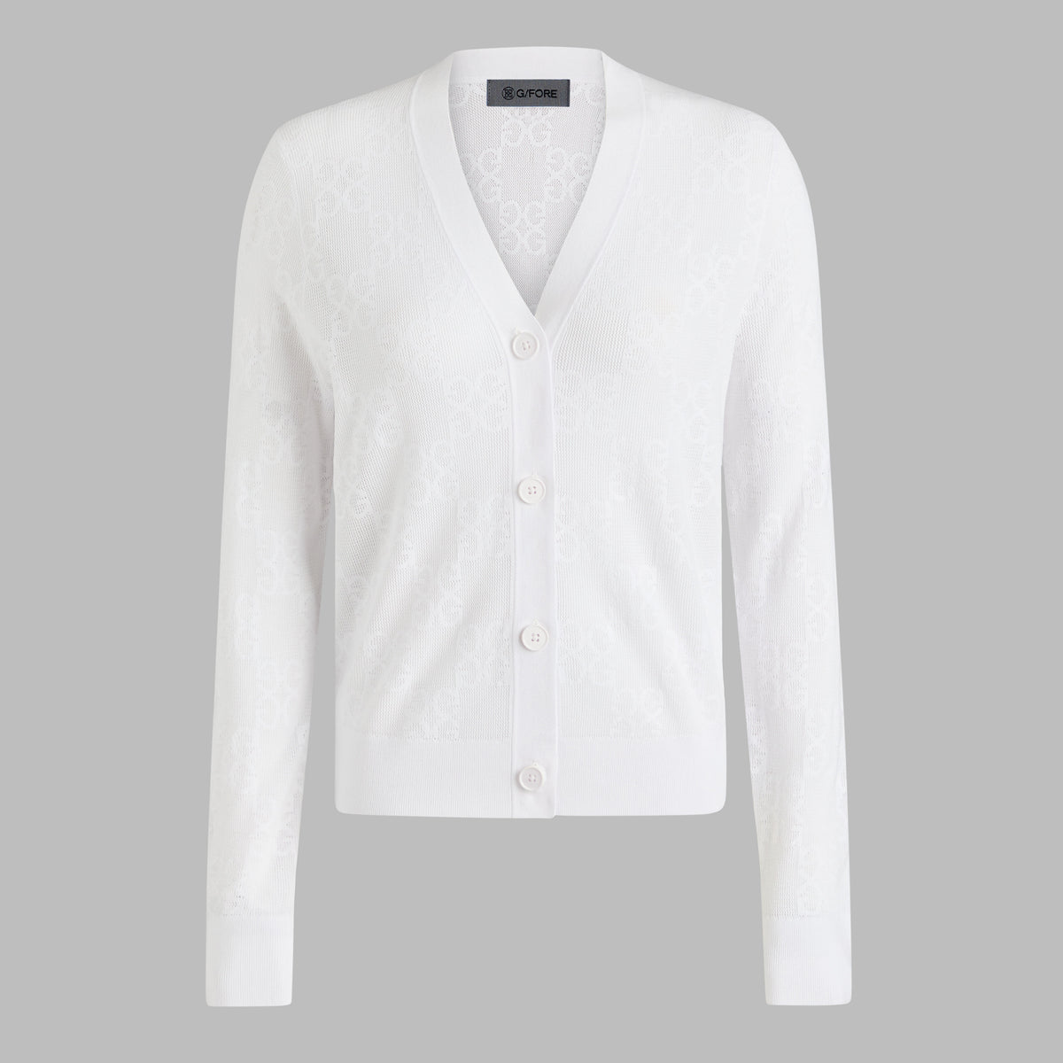 G/FORE POINTELLE G SWEATER CARDIGAN
