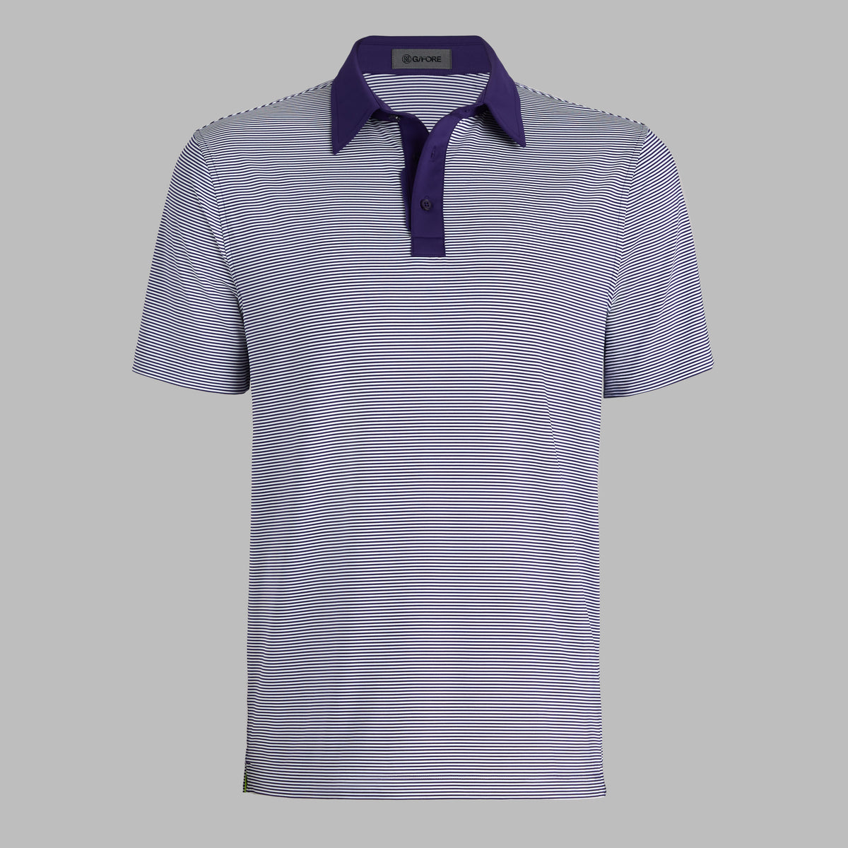 G/FORE FEEDER STRIPE FINE TECH JERSEY POLO
